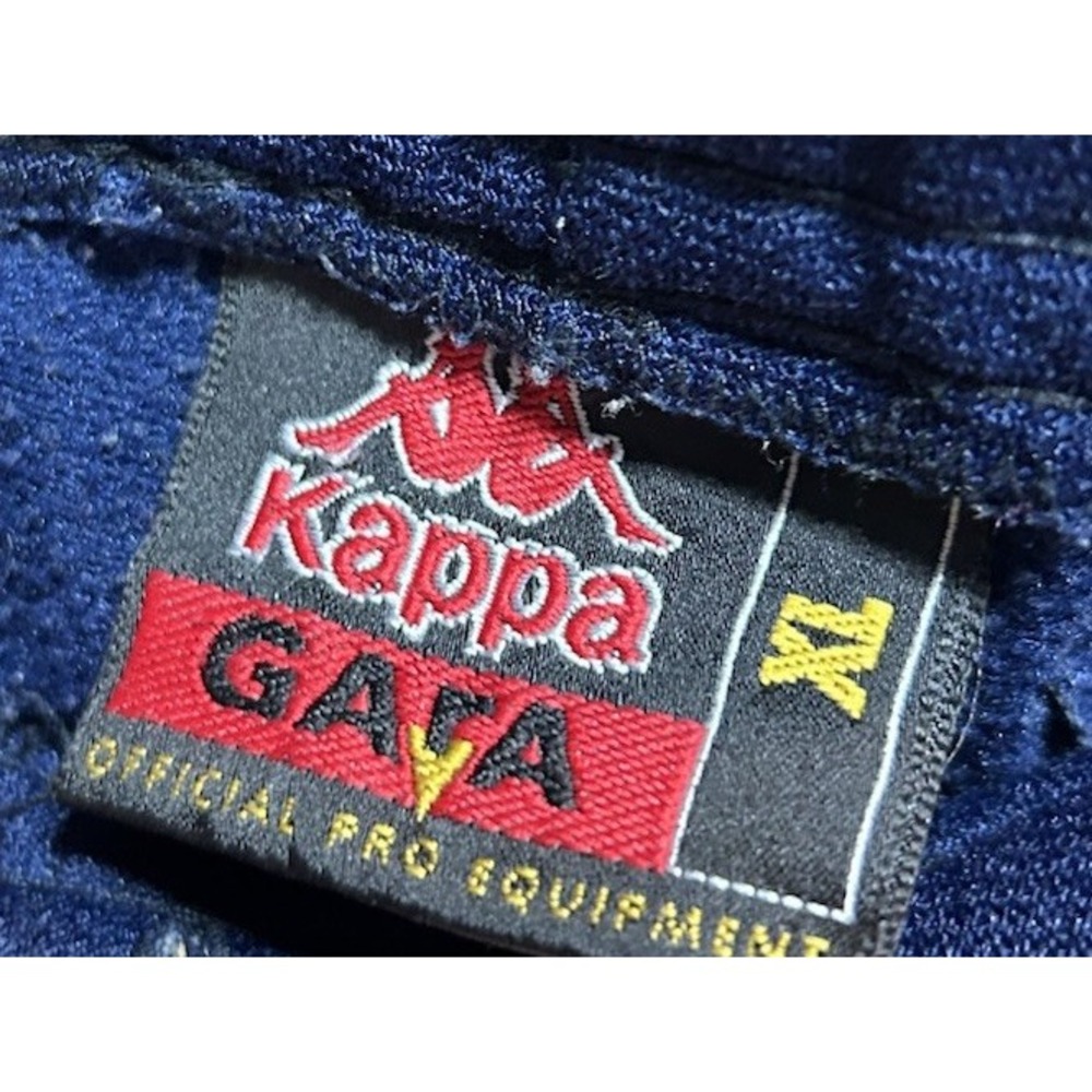 Kappa Gara Men's Warm Up Track Pants Joggers Zipper Ankle Blue Size XL - Picture 3 of 5